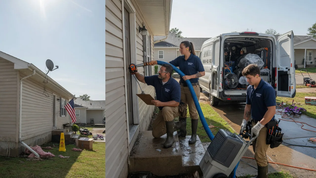 Ceiling Water Damage Restoration in Ansonia, OH near me